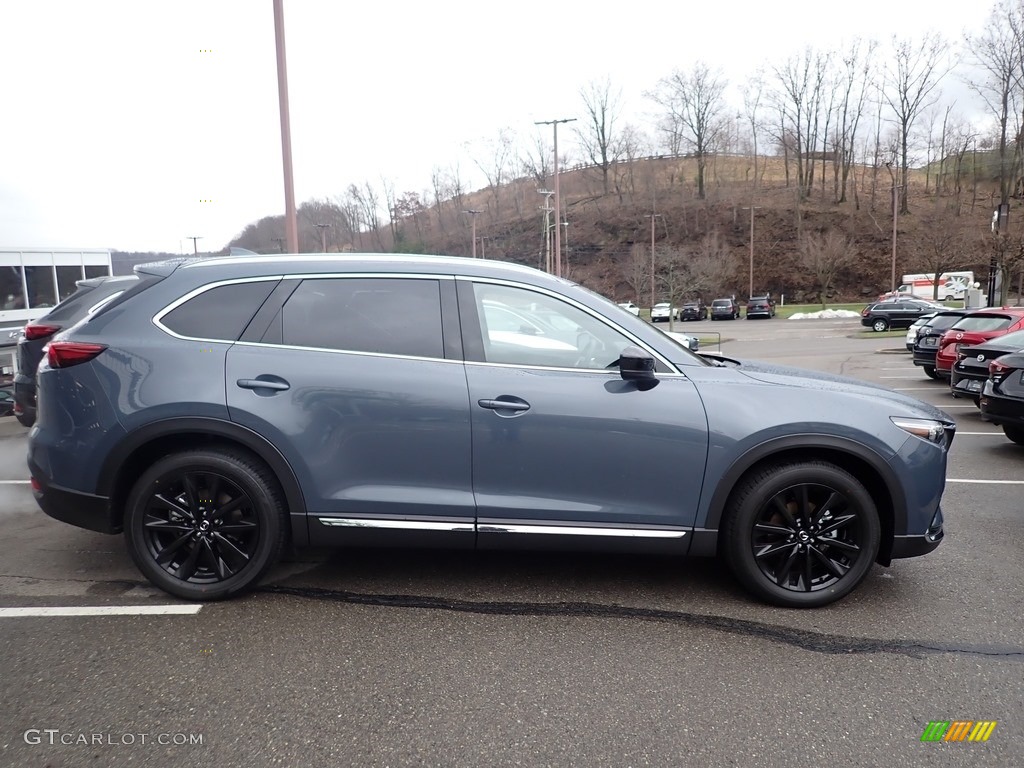 2021 CX-9 Carbon Edition AWD - Polymetal Gray / Red photo #1