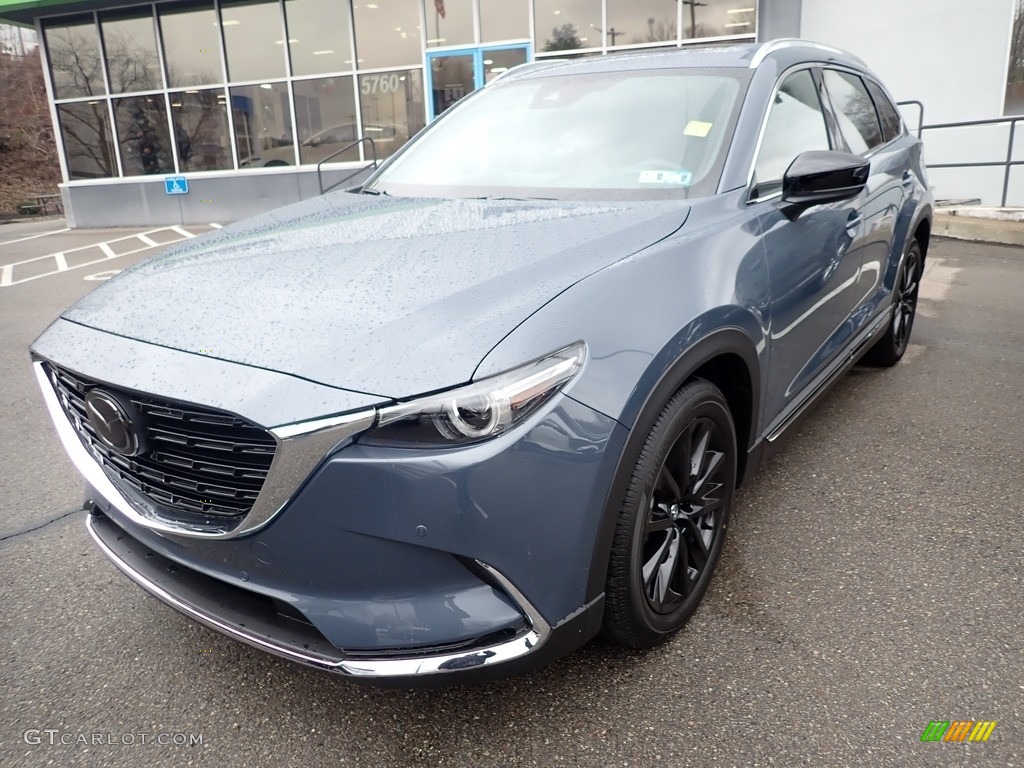 Polymetal Gray 2021 Mazda CX-9 Carbon Edition AWD Exterior Photo #140686344