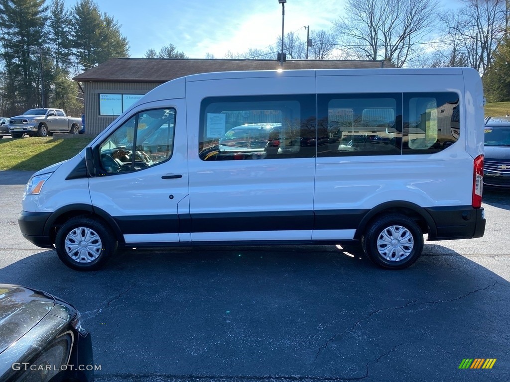 2019 Transit Passenger Wagon XLT 350 MR Long - Oxford White / Charcoal black photo #1