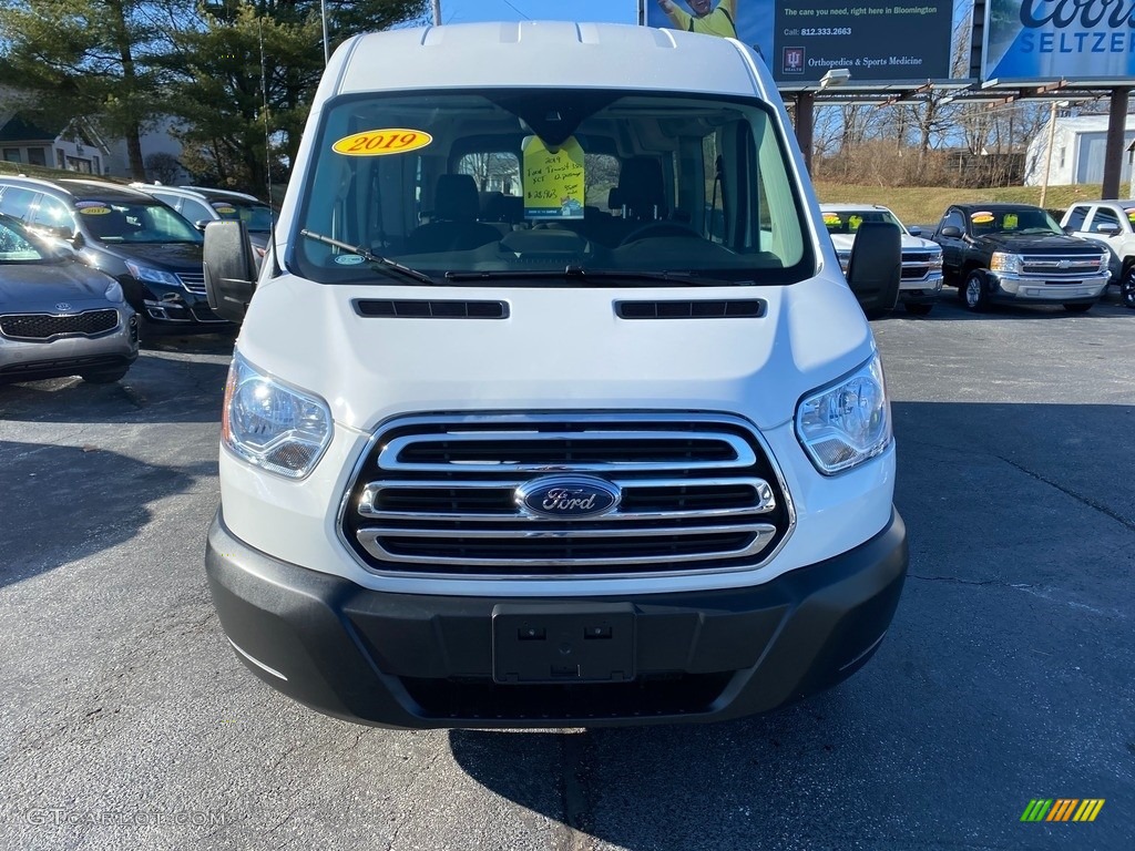 2019 Transit Passenger Wagon XLT 350 MR Long - Oxford White / Charcoal black photo #3