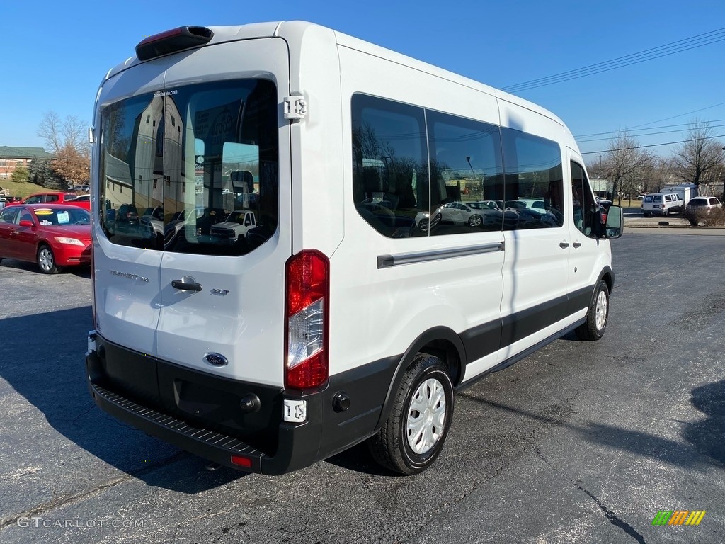 2019 Transit Passenger Wagon XLT 350 MR Long - Oxford White / Charcoal black photo #6