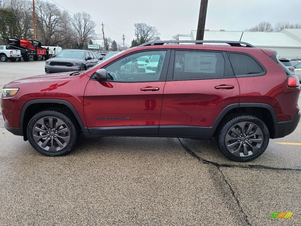 Velvet Red Pearl 2021 Jeep Cherokee Latitude Lux 4x4 Exterior Photo #140687223