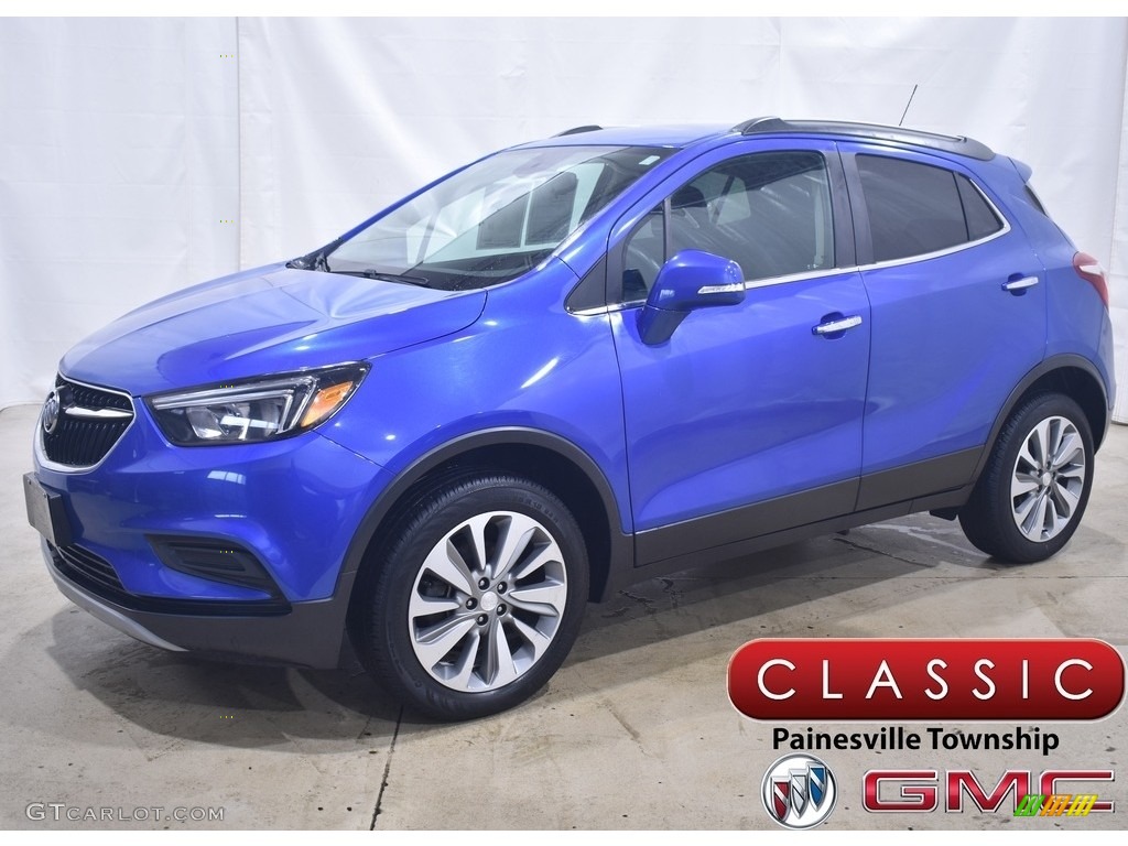 2017 Encore Preferred AWD - Coastal Blue Metallic / Ebony photo #1