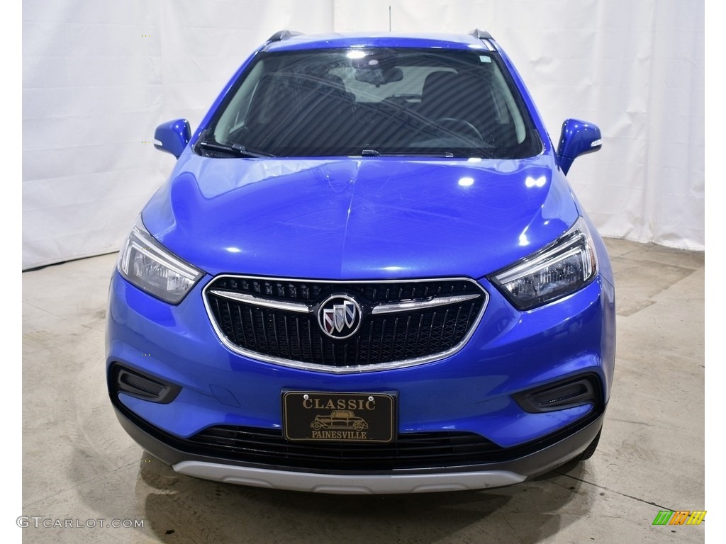 2017 Encore Preferred AWD - Coastal Blue Metallic / Ebony photo #4