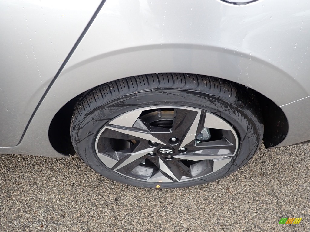 2021 Elantra Limited - Shimmering Silver Pearl / Medium Gray photo #7