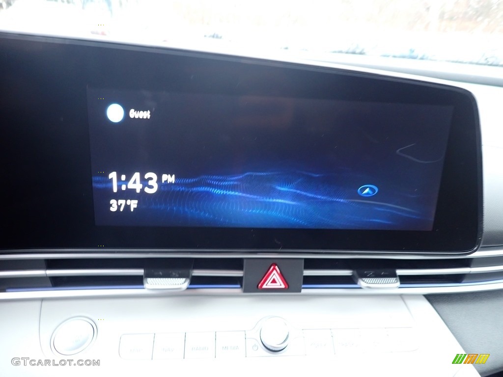 2021 Elantra Limited - Shimmering Silver Pearl / Medium Gray photo #13