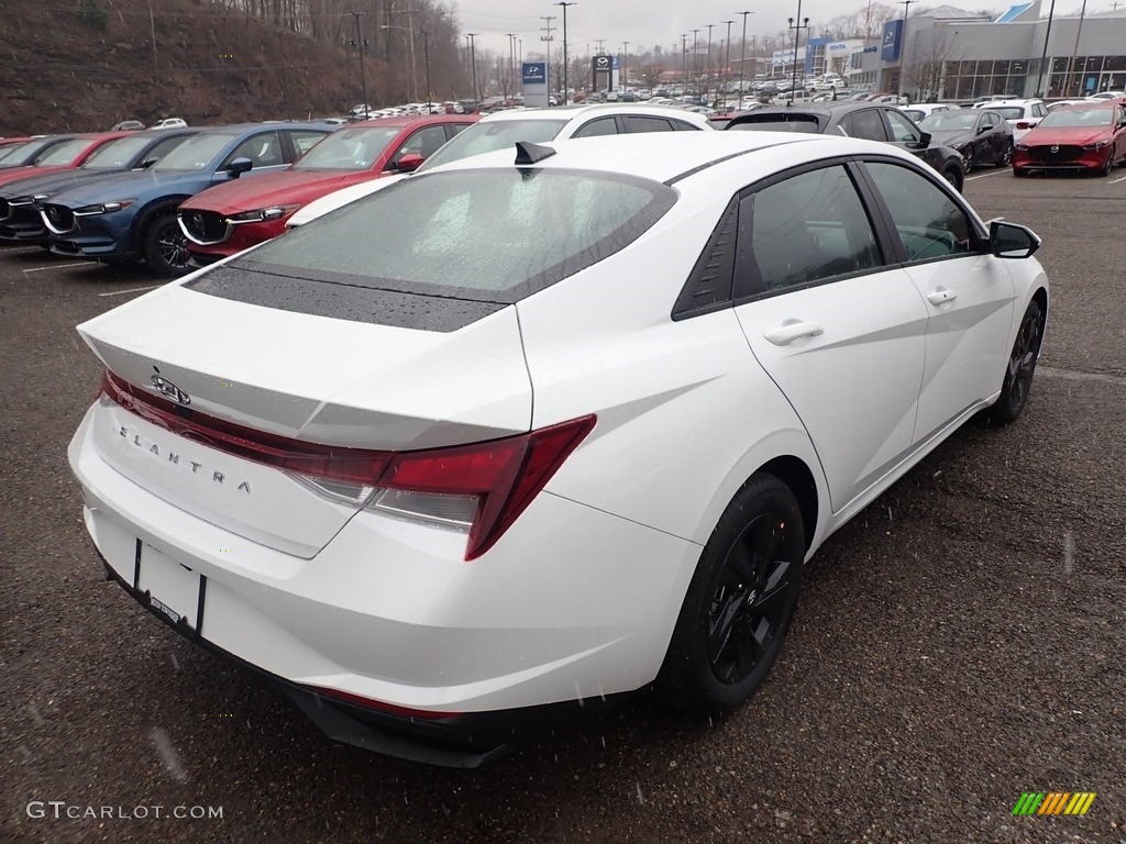 2021 Elantra SEL - Quartz White / Black photo #2