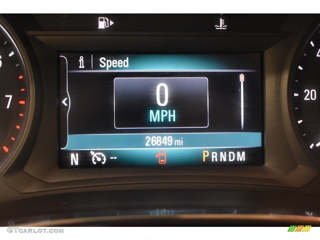 2017 Encore Preferred AWD - Coastal Blue Metallic / Ebony photo #17
