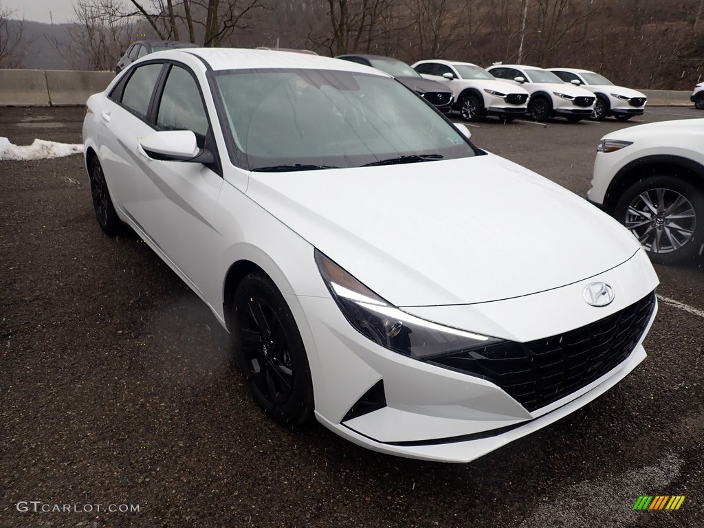 2021 Elantra SEL - Quartz White / Black photo #3