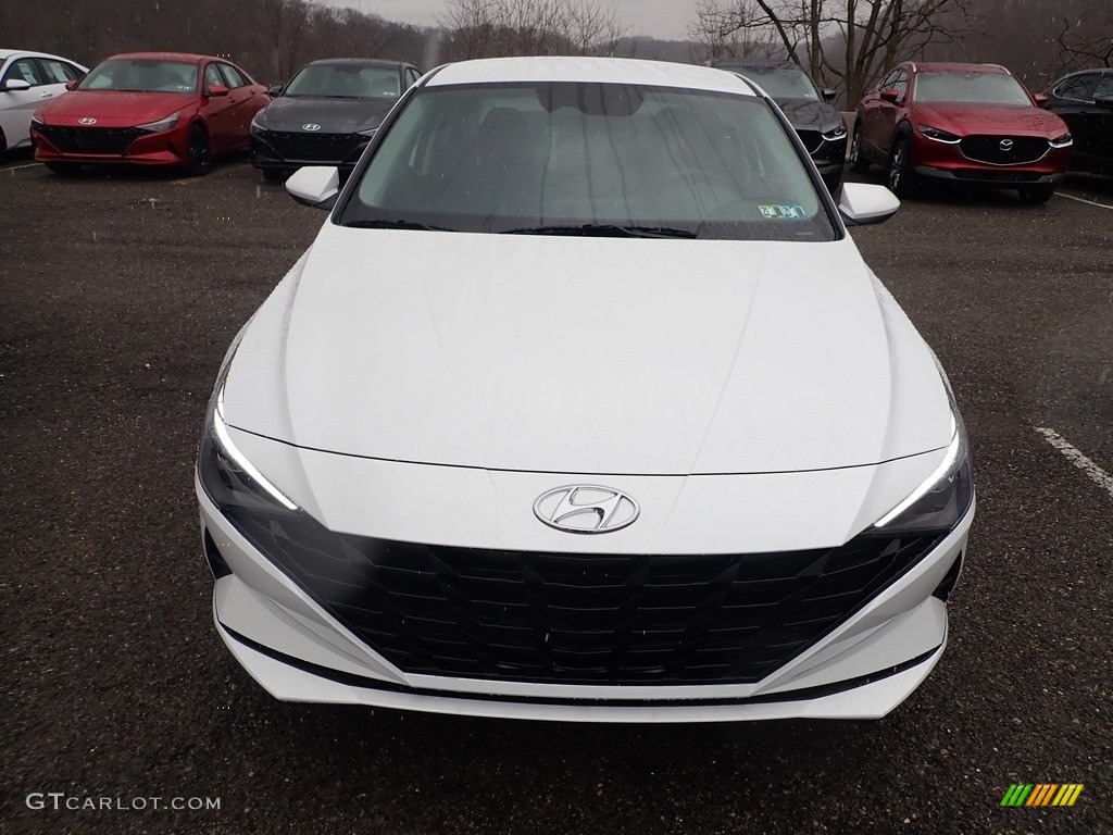 2021 Elantra SEL - Quartz White / Black photo #4