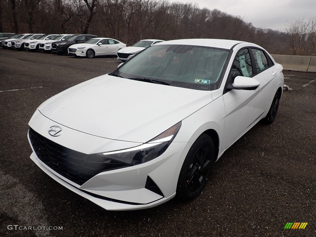 2021 Elantra SEL - Quartz White / Black photo #5