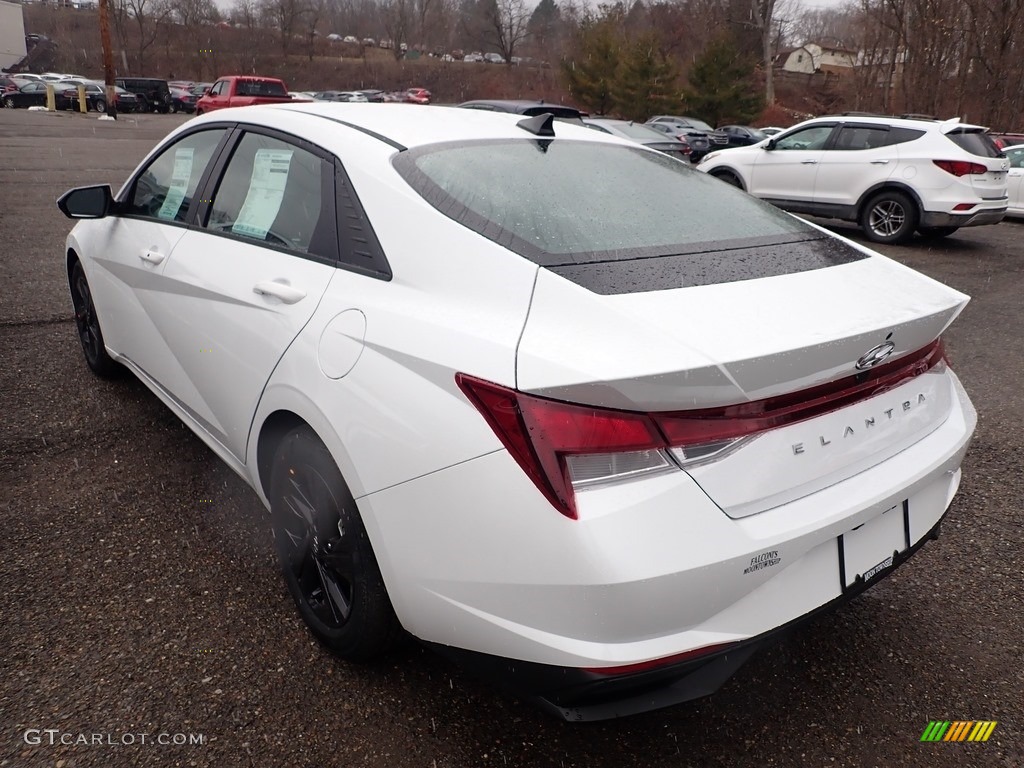 2021 Elantra SEL - Quartz White / Black photo #6