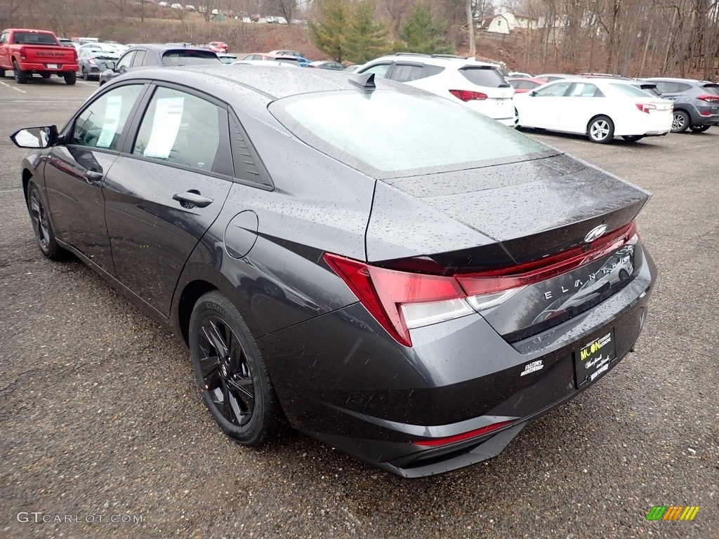 2021 Elantra SEL - Portofino Gray / Black photo #6