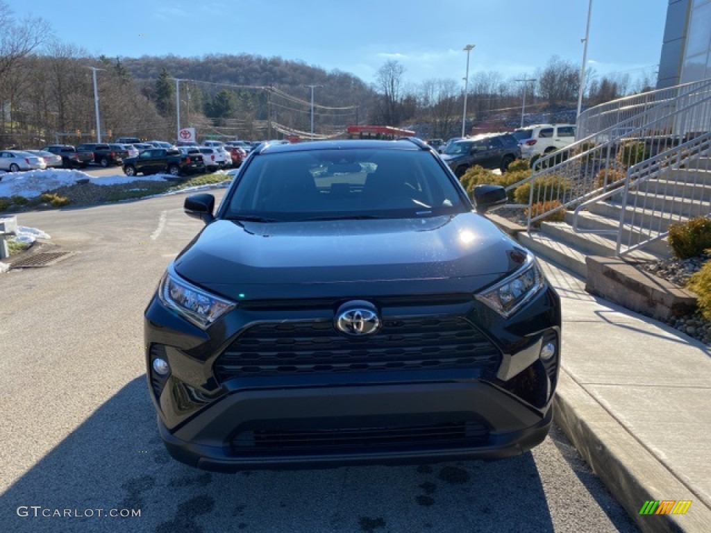 2021 RAV4 XLE AWD - Midnight Black Metallic / Black photo #12