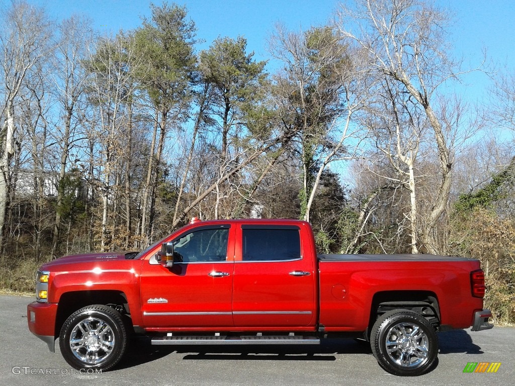 2019 Silverado 2500HD High Country Crew Cab 4WD - Cajun Red Tintcoat / High Country Saddle photo #1
