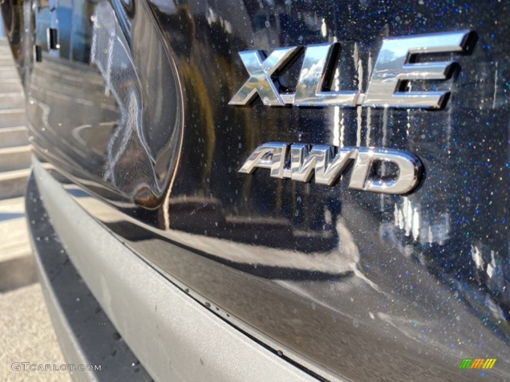 2021 RAV4 XLE AWD - Midnight Black Metallic / Black photo #23