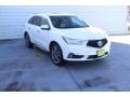 2018 White Diamond Pearl Acura MDX Advance  photo #2