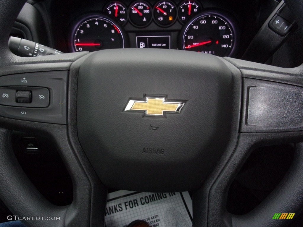2021 Silverado 1500 Custom Double Cab 4x4 - Shadow Gray Metallic / Jet Black photo #17