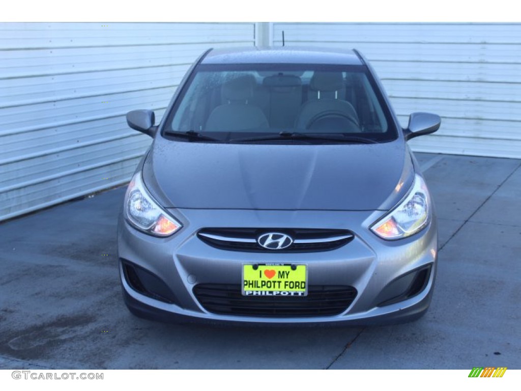 2016 Accent SE Sedan - Triathlon Gray / Gray photo #3