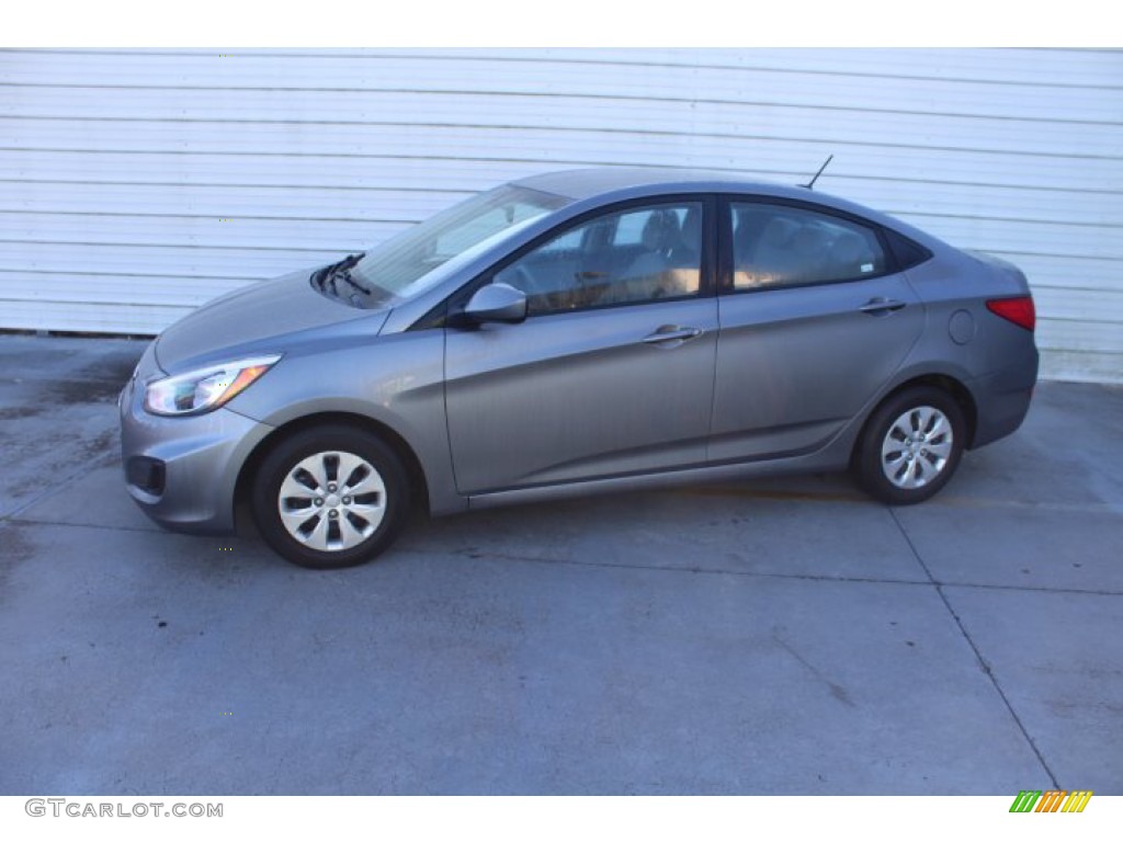 2016 Accent SE Sedan - Triathlon Gray / Gray photo #5