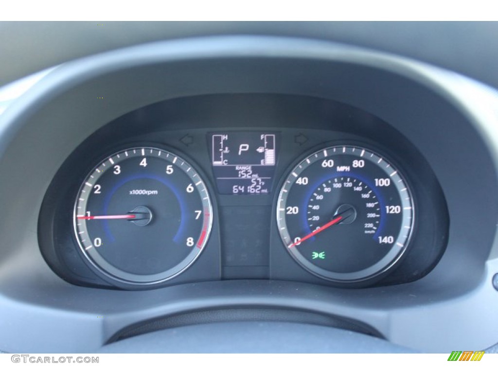 2016 Accent SE Sedan - Triathlon Gray / Gray photo #13