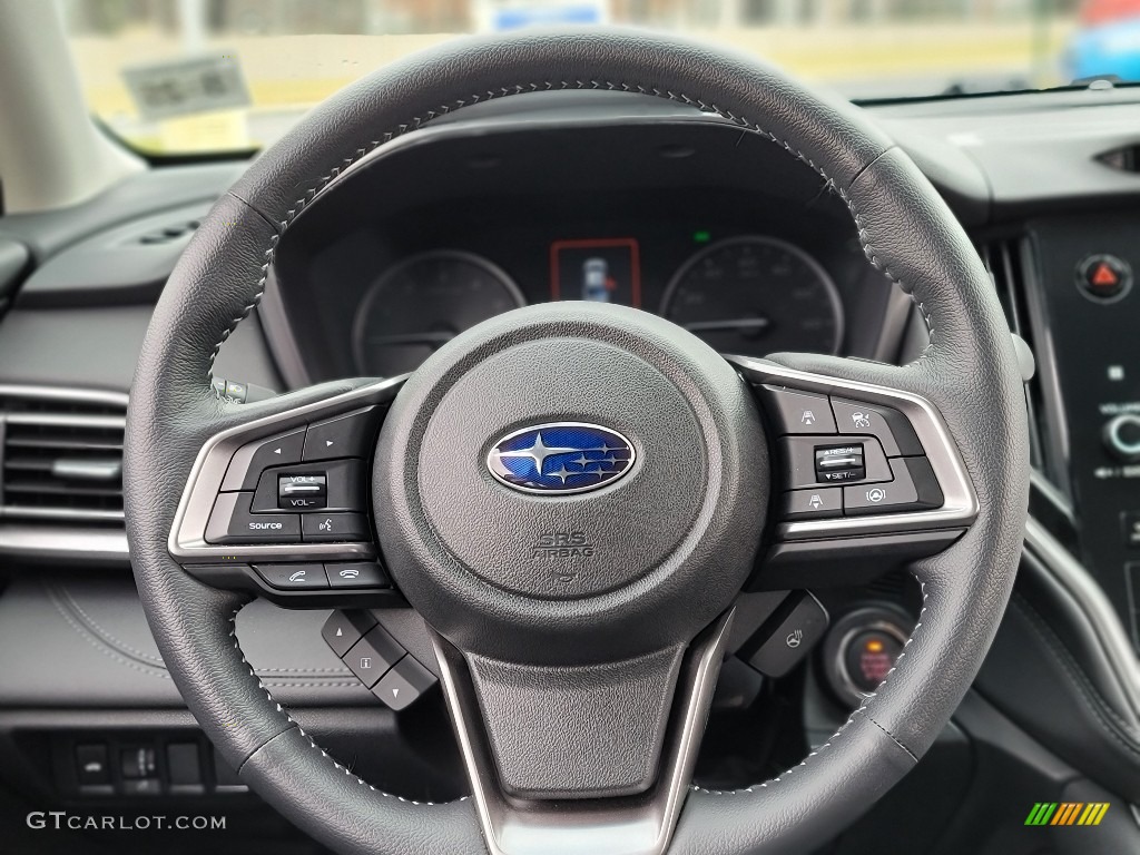 2020 Subaru Legacy Limited XT Slate Black Steering Wheel Photo #140691753
