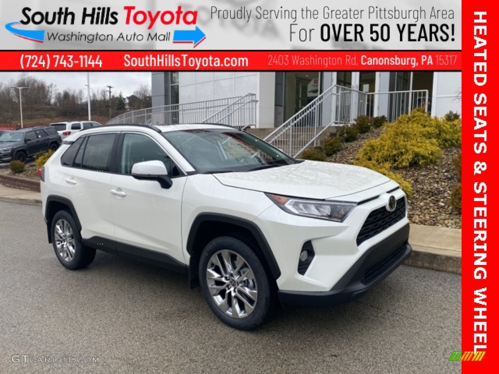 Blizzard White Pearl Toyota RAV4