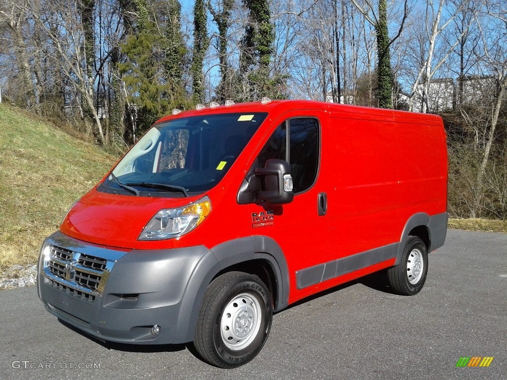 Flame Red 2018 Ram ProMaster 1500 Low Roof Cargo Van Exterior Photo #140693265