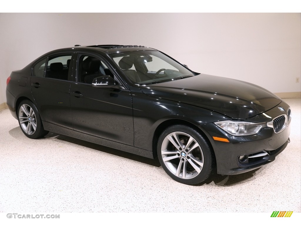 2014 3 Series 328i xDrive Sedan - Black Sapphire Metallic / Black photo #1