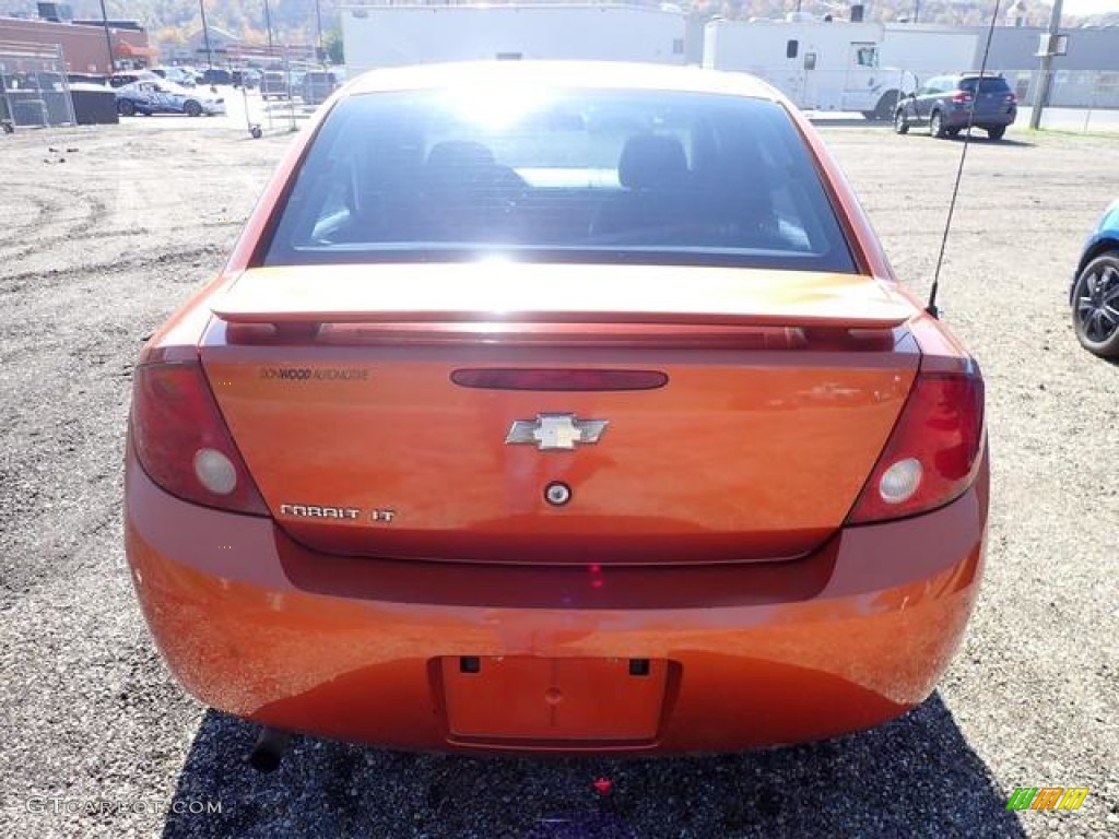 2007 Cobalt LT Sedan - Sunburst Orange Metallic / Gray photo #11