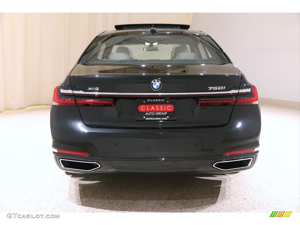 2020 7 Series 750i xDrive Sedan - Black Sapphire Metallic / Ivory White/Black photo #24