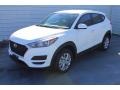 2021 White Cream Hyundai Tucson SE  photo #4