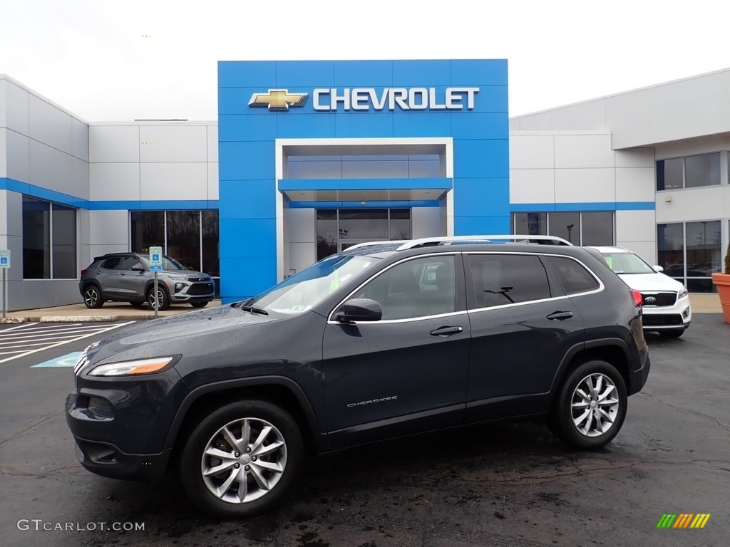 2018 Cherokee Limited 4x4 - Rhino / Black photo #1