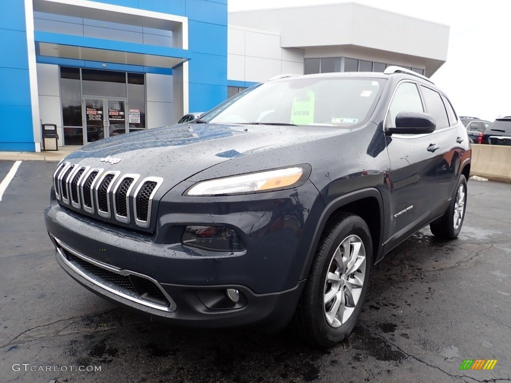 2018 Cherokee Limited 4x4 - Rhino / Black photo #2