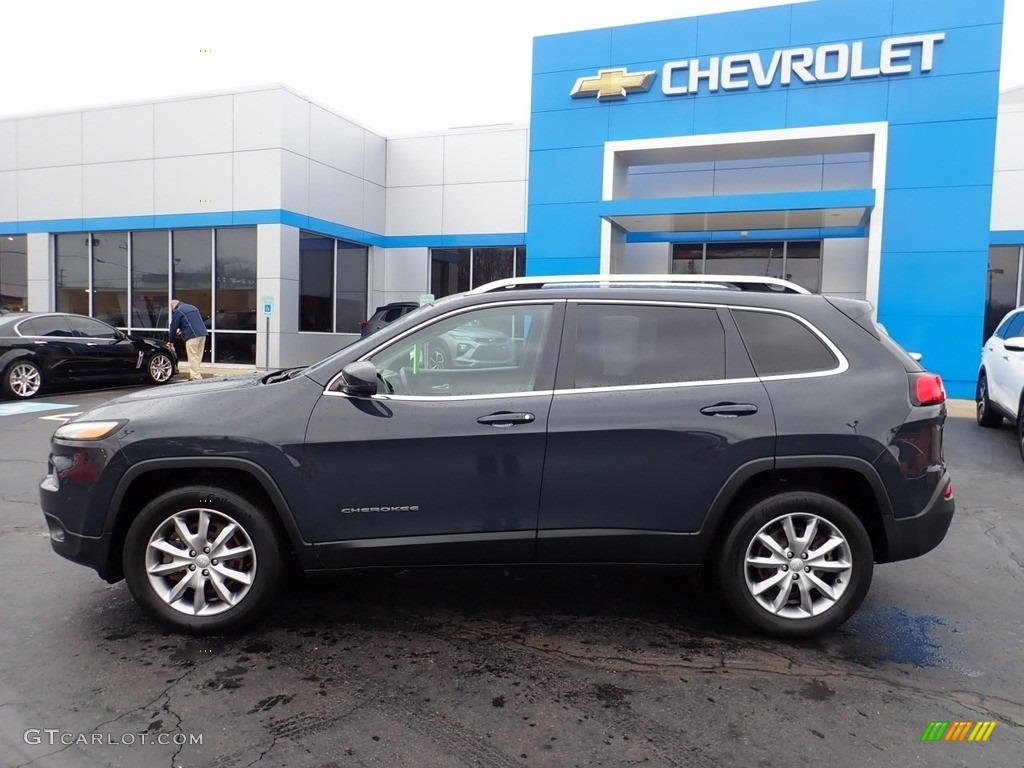 2018 Cherokee Limited 4x4 - Rhino / Black photo #3