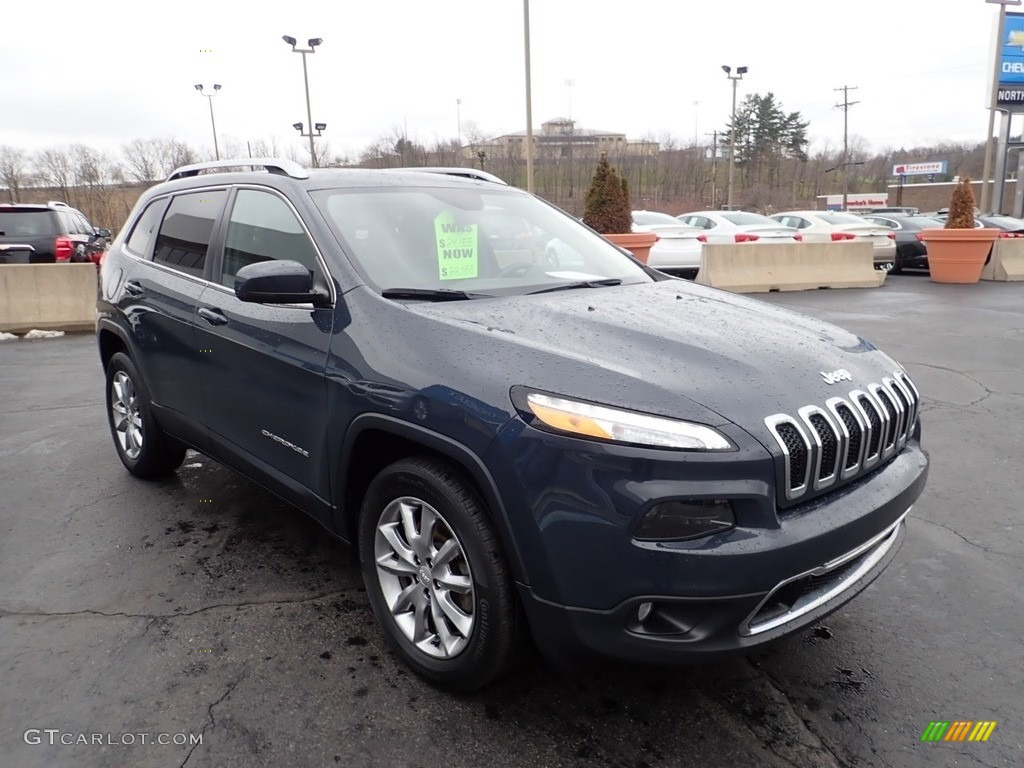2018 Cherokee Limited 4x4 - Rhino / Black photo #11