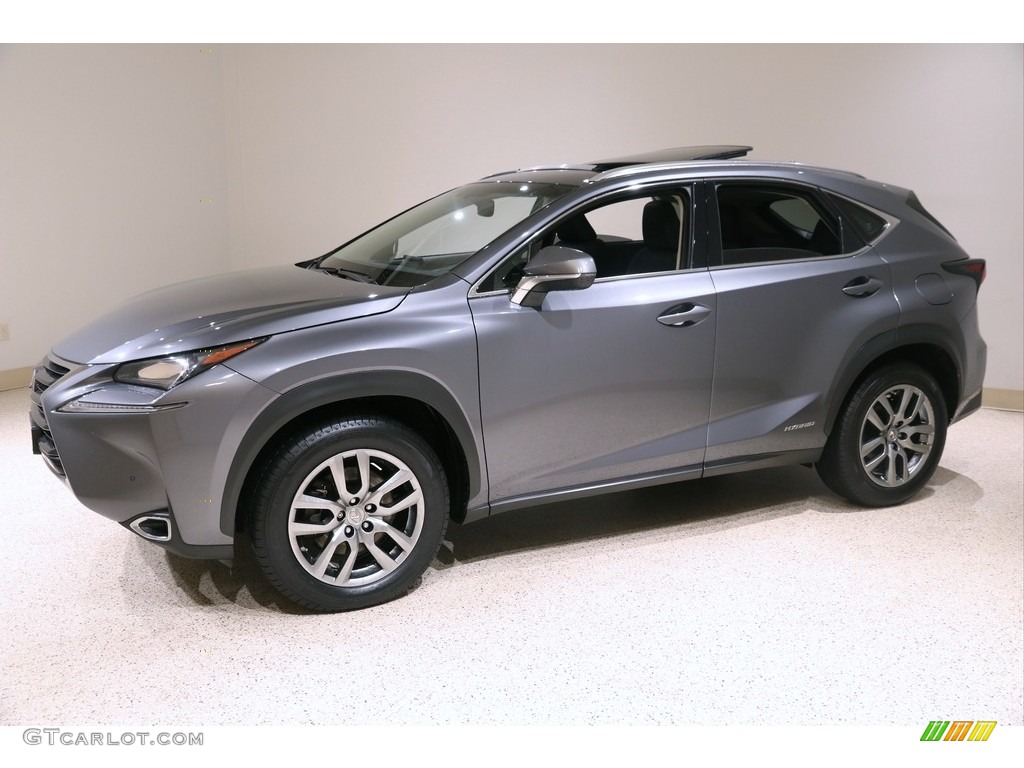 Nebula Gray Pearl 2016 Lexus NX 300h AWD Exterior Photo #140695650