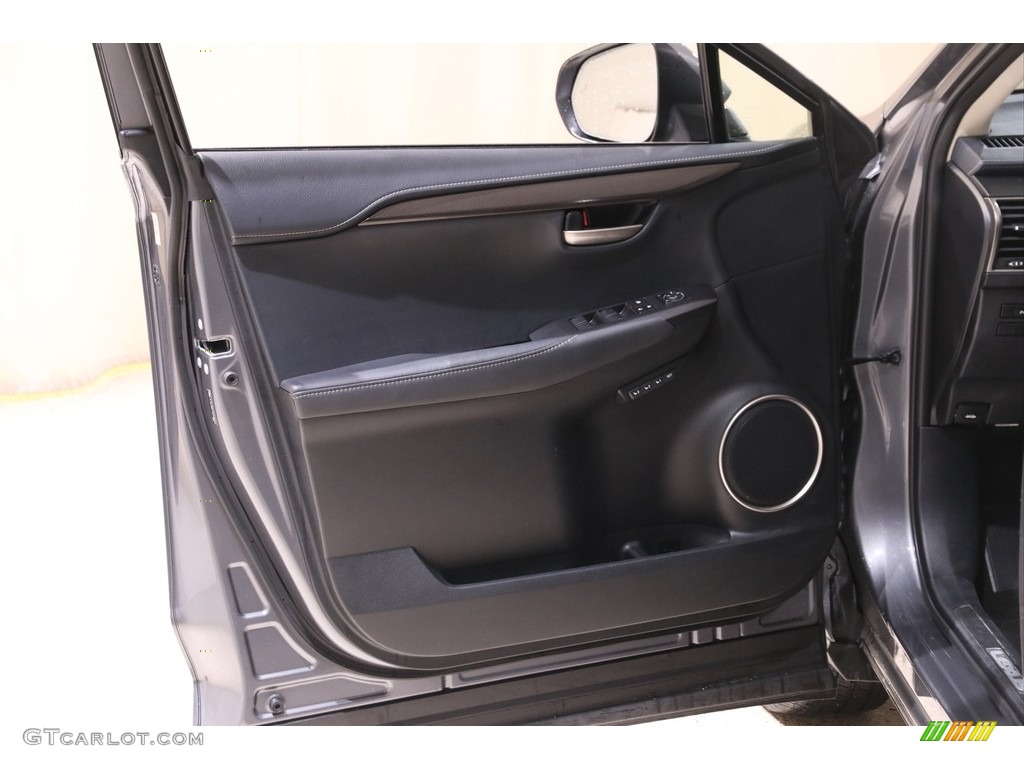 2016 Lexus NX 300h AWD Black Door Panel Photo #140695671