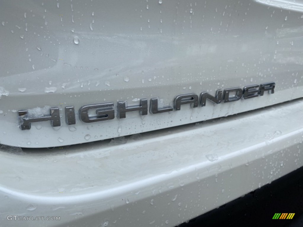 2021 Highlander XLE AWD - Blizzard White Pearl / Black photo #26