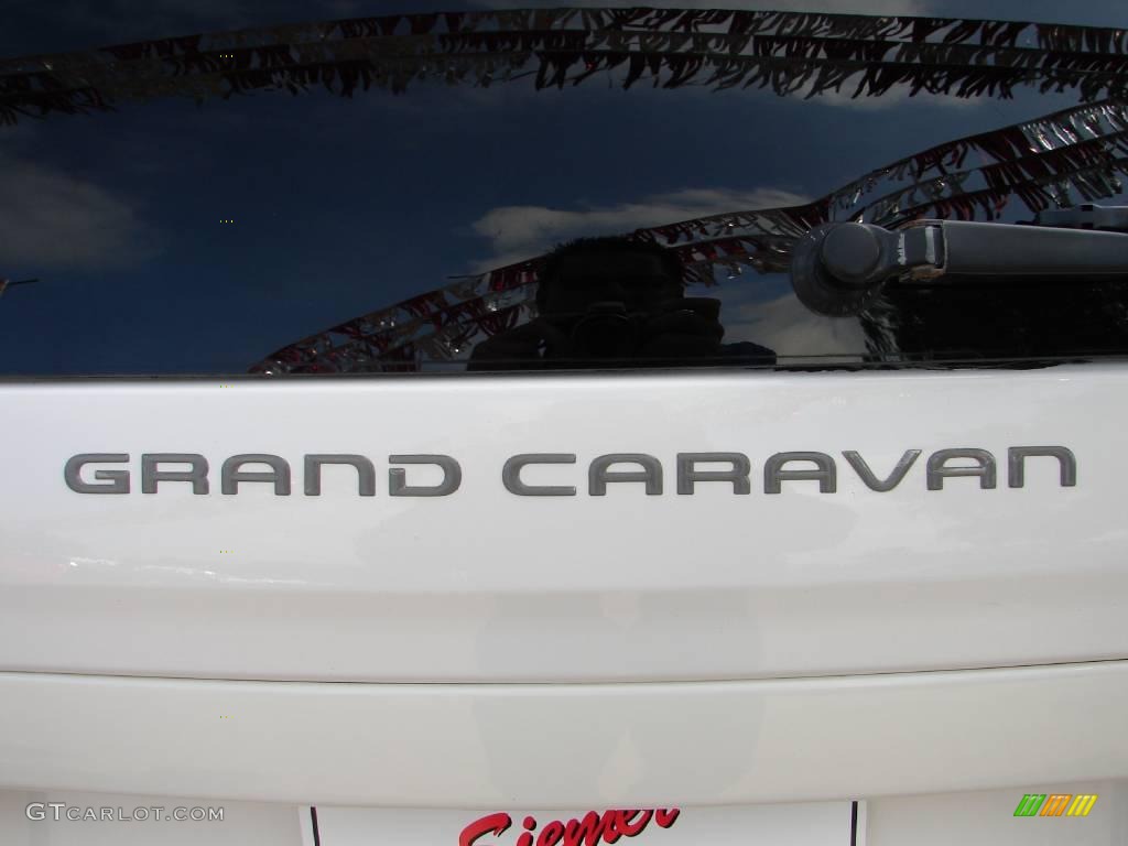 2001 Grand Caravan Sport - Stone White / Navy Blue photo #6