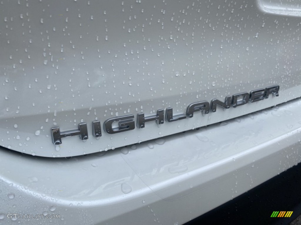 2021 Highlander Hybrid XLE AWD - Blizzard White Pearl / Harvest Beige photo #28