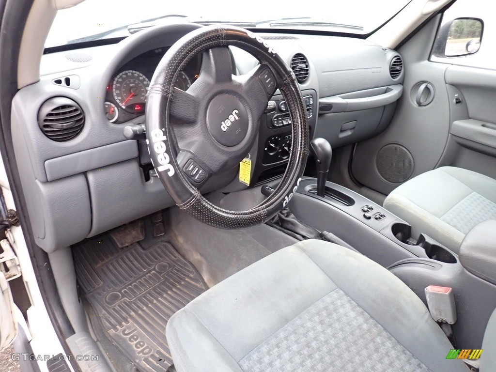 2006 Liberty Sport 4x4 - Stone White / Medium Slate Gray photo #22