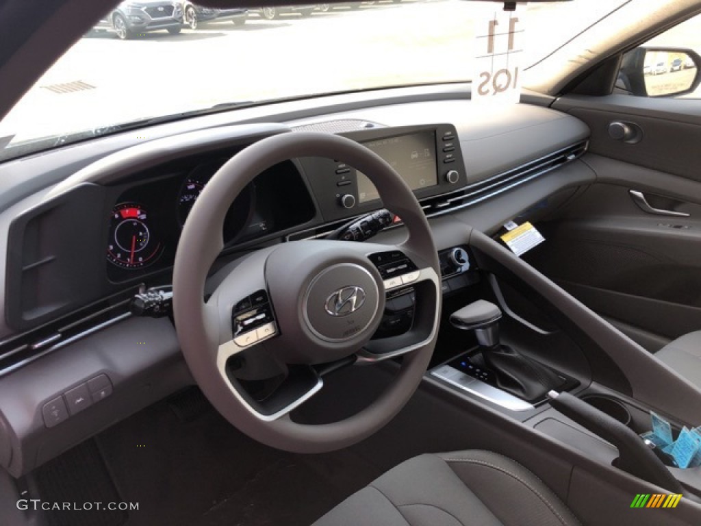 2021 Elantra SEL - Portofino Gray / Medium Gray photo #4