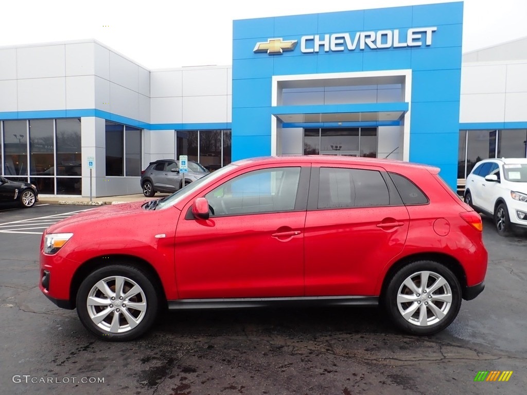 Rally Red 2015 Mitsubishi Outlander Sport ES AWC Exterior Photo #140698155