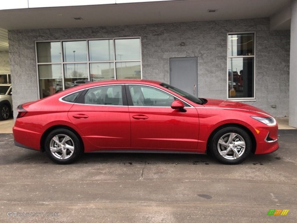 Calypso Red 2021 Hyundai Sonata SE Exterior Photo #140698182