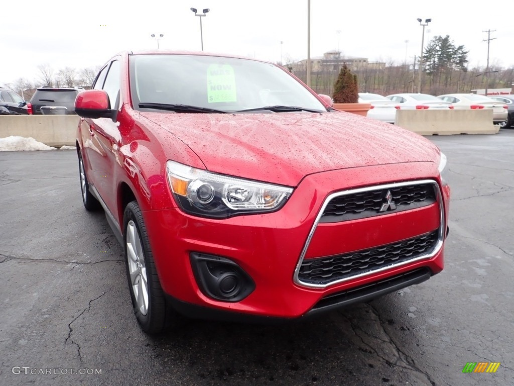 Rally Red 2015 Mitsubishi Outlander Sport ES AWC Exterior Photo #140698323