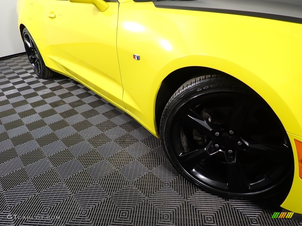 2016 Camaro LT Coupe - Bright Yellow / Jet Black photo #6