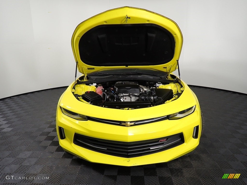 2016 Camaro LT Coupe - Bright Yellow / Jet Black photo #8