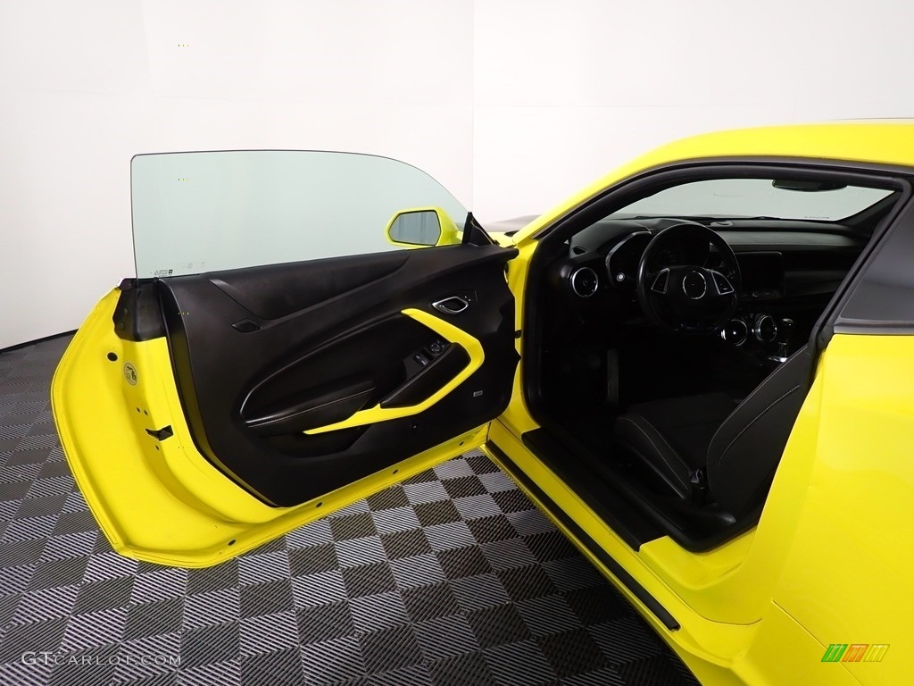 2016 Camaro LT Coupe - Bright Yellow / Jet Black photo #30