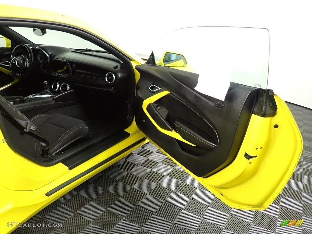 2016 Camaro LT Coupe - Bright Yellow / Jet Black photo #33